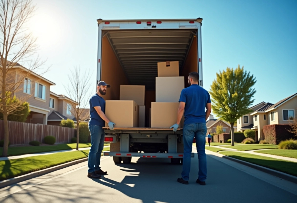 camion déménagement