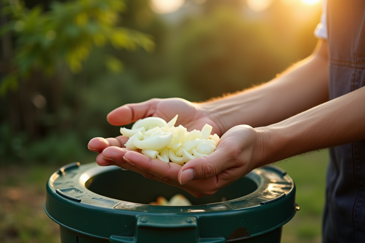 oignons compost